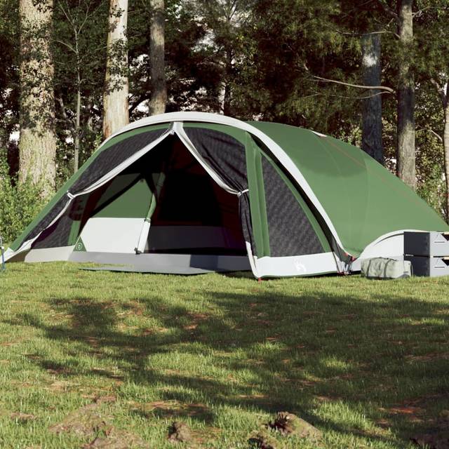 Familjetält cabin 6 personer grön vattentätt