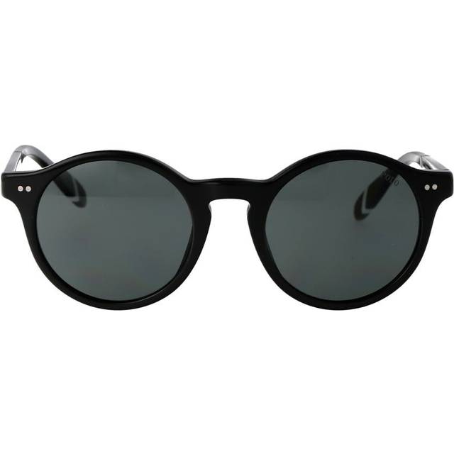 Polo Ralph Lauren Man PH4204U 500187 Solglasögon Acetat Svart Grå Pantor Normal