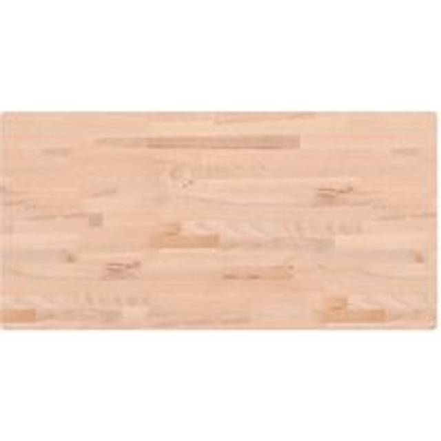 (natural, 100 x 50 x 4 cm) vidaXL Table Top Replacement Dining Table Top Rectangular Solid Wood Beech