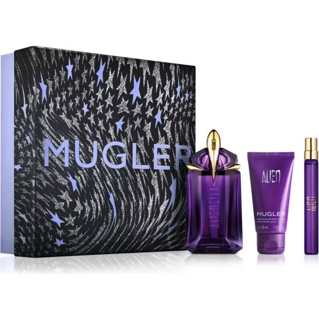Mugler Alien Eau De Parfum 60ml &amp; Body Lotion 50ml &amp; Travel Sp