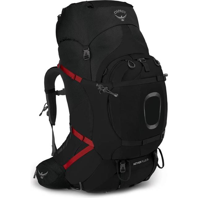Osprey Aether Plus 85 vandringsryggsäck (herr) - Black, L/XL