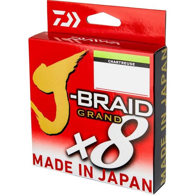 Daiwa J-Braid Grand X8 flätlina chartreuse 0.240 mm x 135 m