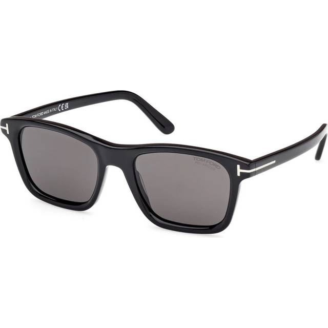 TOM FORD Man FT1179 BARRON 01D Sunglasses Acetate Black Smoke Squared Polarized