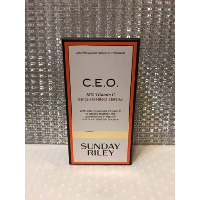 Sunday riley ceo 15% vitamin c brightening serum 30ml and boxed
