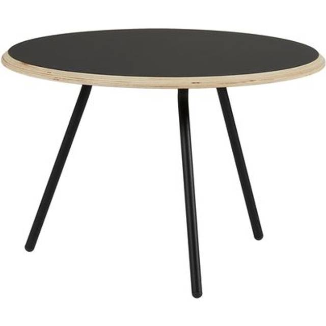 Woud Soround Coffee Table Black Laminate Ø75 H49