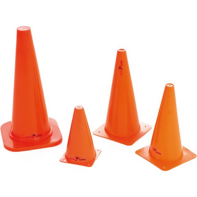 (12in, Orange) Precision Traffic Cones (Pack of 4)