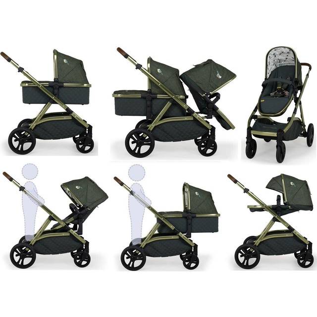 Cosatto wow xl tandem pushchair in bureau with buggy board & raincover