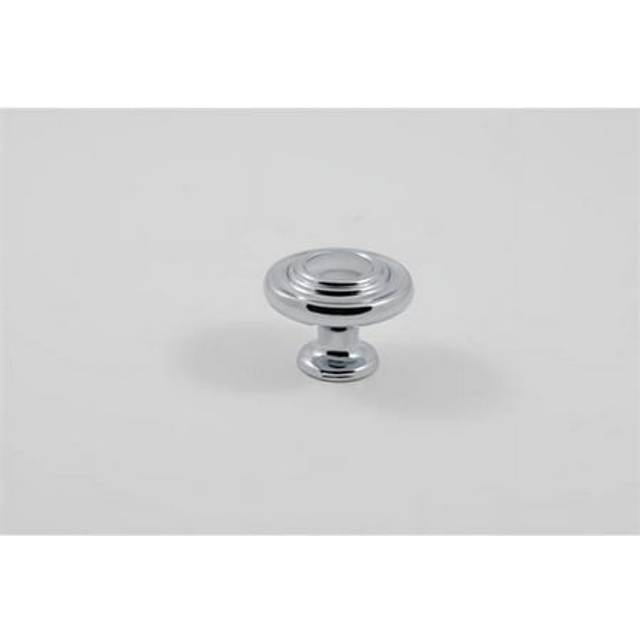 Mushroom Cabinet Knob, Polished Chrome