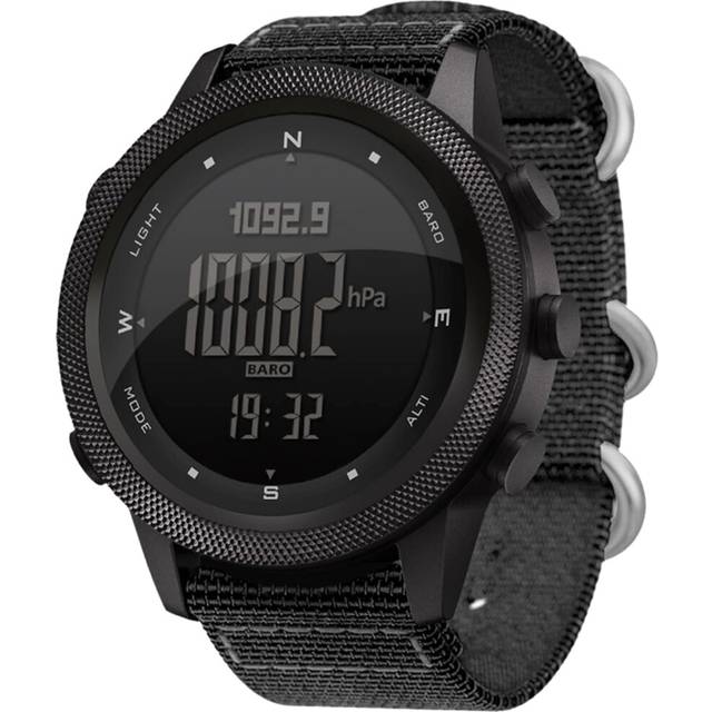 Chronus Military Watches with Compass for Men Tactical Watch Outdoor Sports Watches for Men Hiking Digital Wrist Watch with Barometer,Altimeter,Step