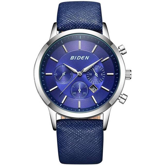 VEANXIN Casual Sport Watches Chronograph for Men Business Quartz Stainless Steel Wristwatch with Calendar