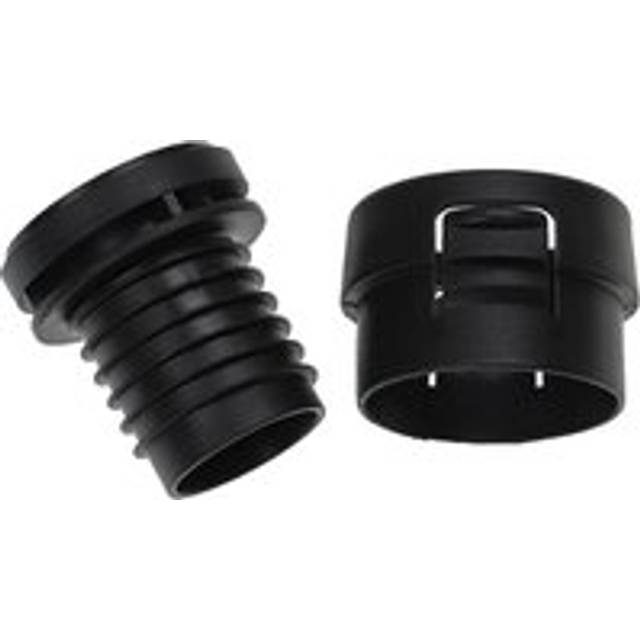 2 Part Repair Set Vacuum Cleaner Hose compatible with Miele s 4281, s 4282, S428I Vacuum Cleaner - Pipe Maintenance Black - Vhbw