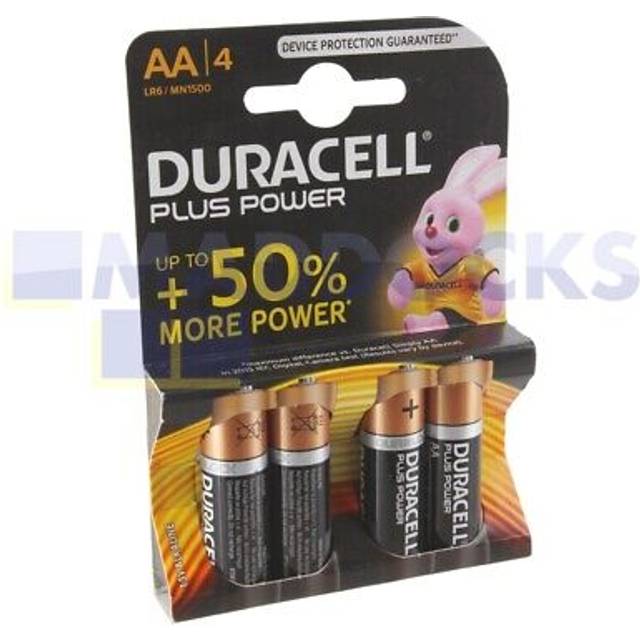Duracell MN1500 AA/LR6 batteri 4-pack