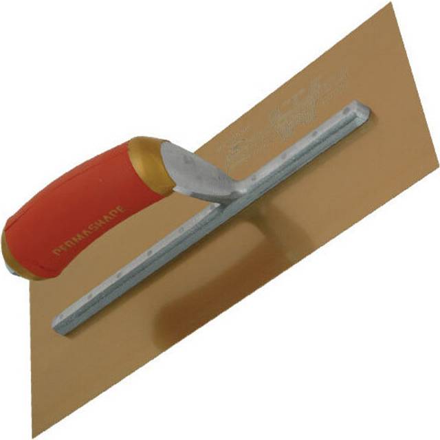 Marshalltown - MPB7GSD Pre-Worn PermaShape® Finishing Gold s/s Trowel DuraSoft® 12 x 5in