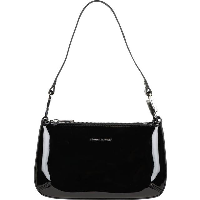 David Jones Portia Womens Shoulder Bag Colour: Silver Patent, Size: One Size