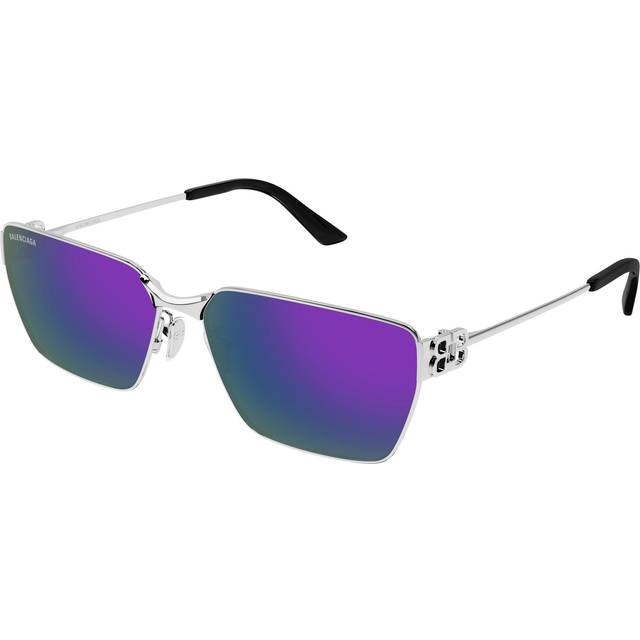 Balenciaga BB0374SK 003, RECTANGLE Sunglasses, UNISEX - Silver
