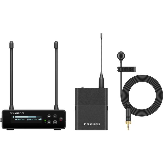 Sennheiser EW-DP ME4 SET (S4-7) Wireless Cardioid Clip-On Microphone System for Video (630 - 662 MHz)