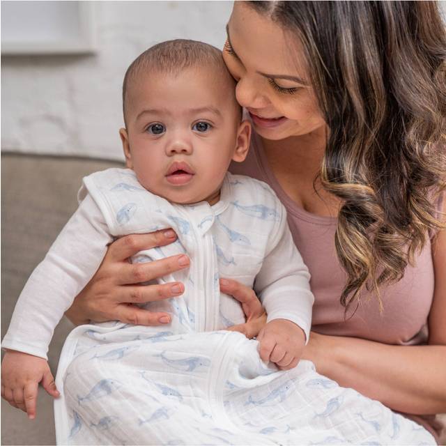 aden + anais babysovsäck babysovsäck 100% ekologisk bomull muslin bärbar swaddle filt för flickor pojkar andas lättviktstog betyg