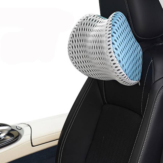 (742, 1pcs neck pillow) Car Headrest Pillow Support Travel Universal Soft Neck Pillows Cushion