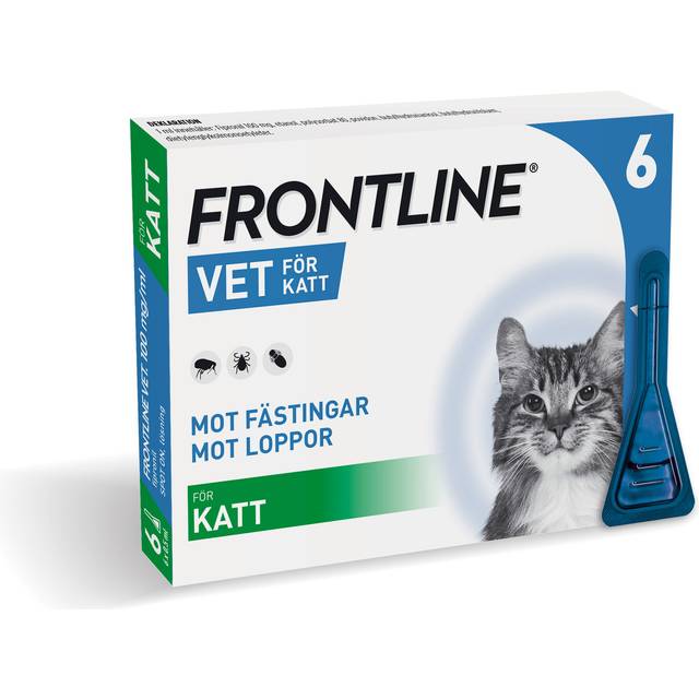 Frontline vet. Katt 100 mg/ml 6x0,5 ml Spot-on lösning