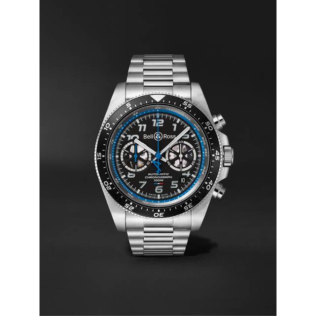 Bell & Ross - BR V3-94 A.5.21 Limited Edition Automatic Chronograph 43mm Stainless Steel Watch, Ref. No. BRV394-A521/SST - Men - Black