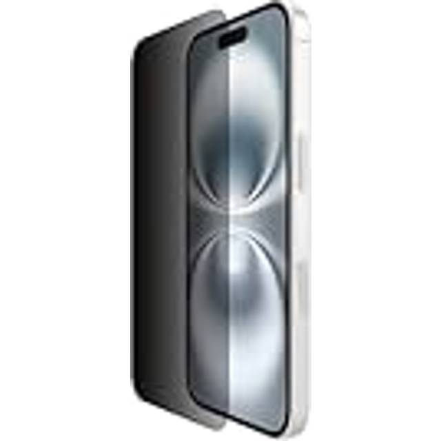 Belkin ScreenForce InvisiGlass - Skärmskydd för mobiltelefon - behandlad - glas - med sekretessfilter - 2-vägs - för Apple iPhone 14 Pro, 15, 16