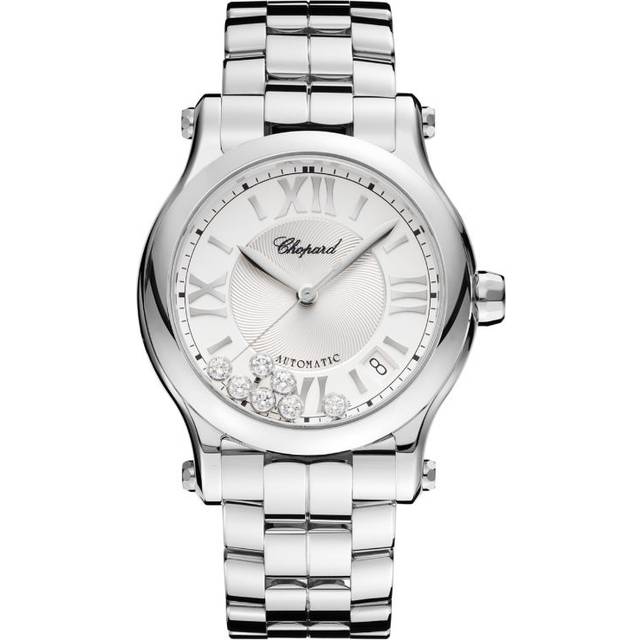 Chopard Stainless Steel Happy Sport Automatic Watch - Silver - 36mm