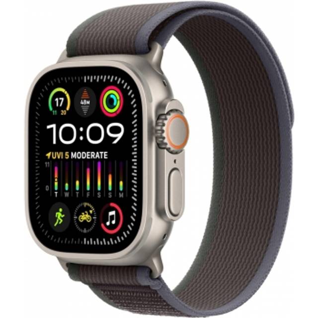 Apple Watch Ultra 2 [GPS + Cellular 49mm] Smartwatch with Titanium Case & Indigo Alpine Loo