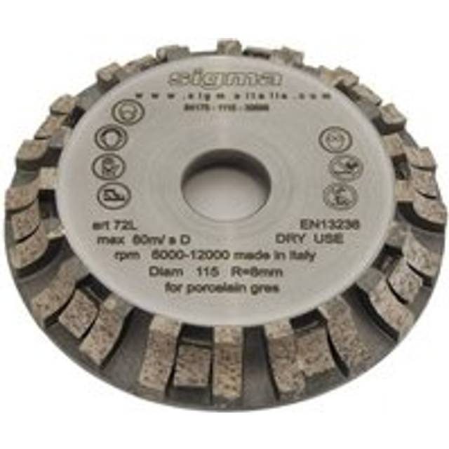 Sigma - grinding wheels 72L 115 mm radius 8 for jolly edge 37A2D 37A2PD