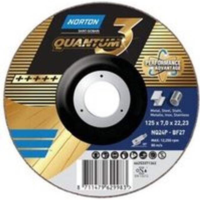 Norton Quantum Quantum 3 Grinding Disc 230 X 7.0 X 22MM NQ24P-BF27