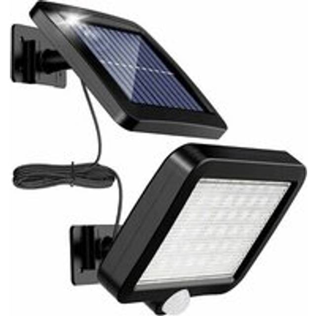 Outdoor solar light with 56 d motion sensor, 120° IP65 waterproof solar garden light with 5m cab