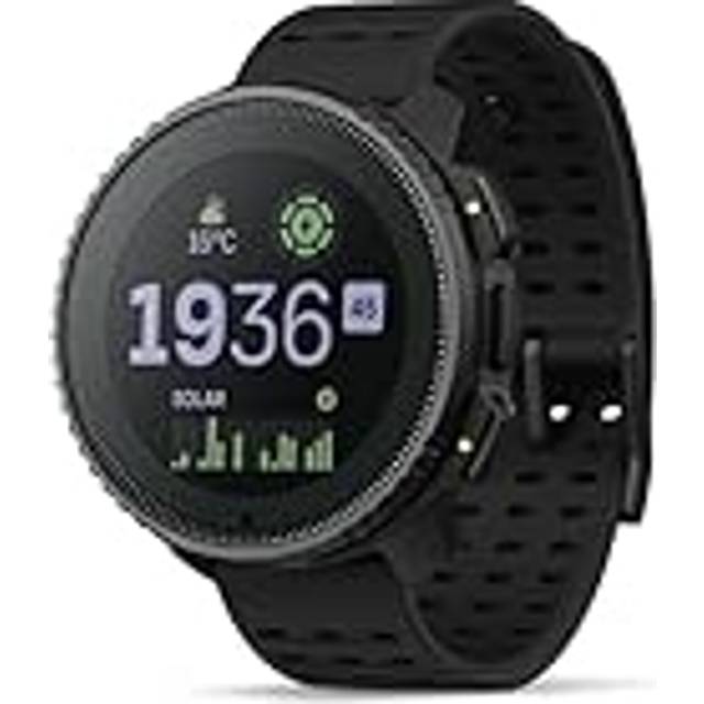 Suunto Vertical Solar All Black Digital Silicone Strap Unisex Smart Watch SS050978000