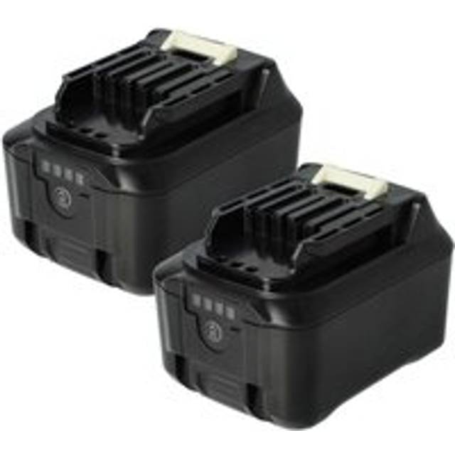 vhbw 2x Battery compatible with Makita DMR108, DS032DSAE, DF333DSAX6, DS032, DMR202, DMR107, DMR110 Power Tools (5000 mAh, Li-Ion, 12 V)