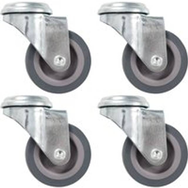 vidaXL Bolt Hole Swivel Casters 4 pcs 50 mm