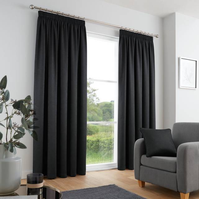 Galaxy Semi Sheer Curtain Pair (Width 117 x Drop 183 cm)