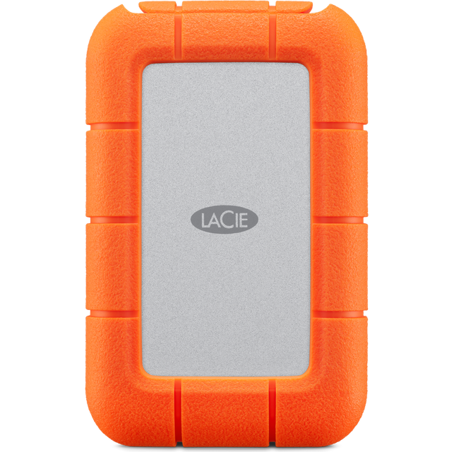 LaCie Rugged Mini extern SSD 500GB, 40 Gb/s, 2.000 MB/s, per PC Mac iPad & iPhone, Data Rescue Service (STMF500400)