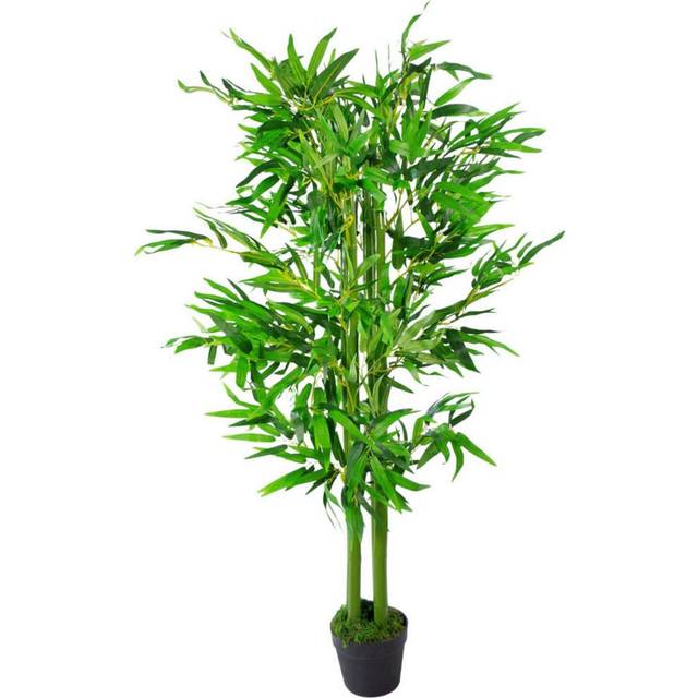Artificial 120Cm Leaf Design UK Realistic Artificial Bamboo Plants / Trees Green, Green