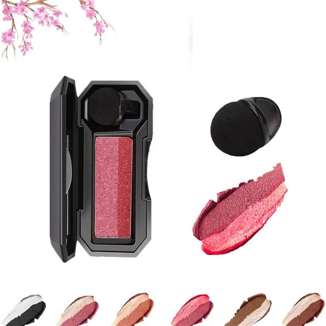 (#3) Dual Color Eyeshadow, Two Color Lazy Eyeshadow Makeup, Portable Two Tone Eyeshadow, Highly Pigmented Eyeshadow, Exquisite Glitters, Waterproof,