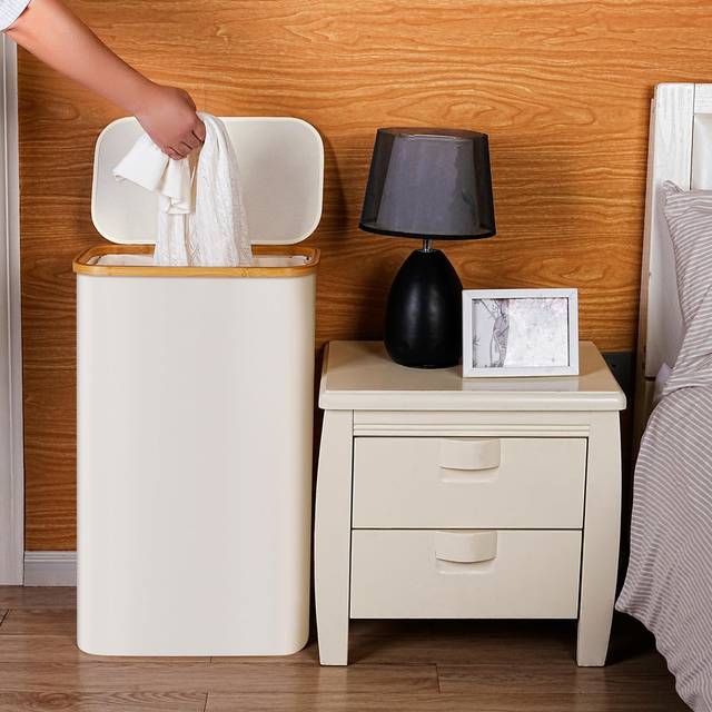 Canvas Laundry Hamper - Cream (70.8cm H X 44cm W X 25cm D)
