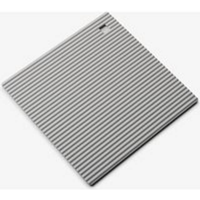 Silicone Heat Resistant Non Slip Trivet - French Grey (17.8cm X 17.8cm W X 0.1cm D)