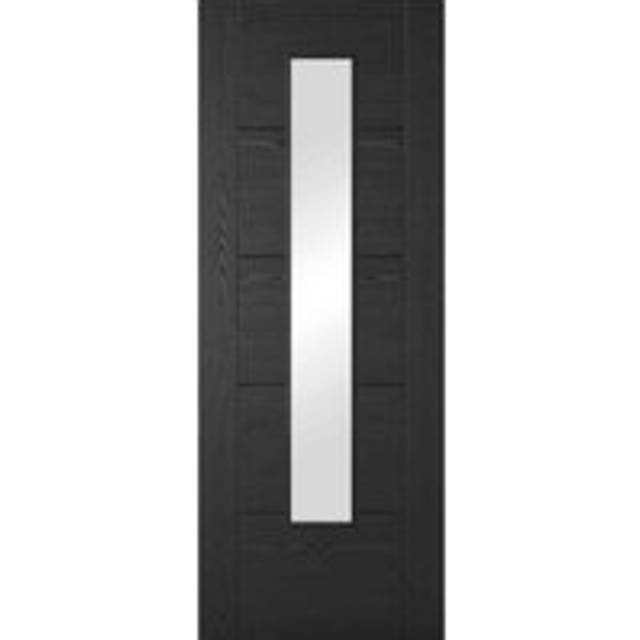 LPD Charcoal Black Vancouver Glazed 1L Internal Door (Size: 1981 x 838mm, Thickness: 35mm, Fire Door: No)