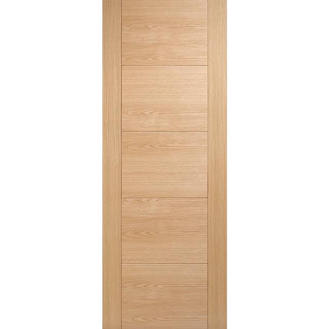 LPD Vancouver 5P Oak - Prefinished Internal Door (Size: 2032 x 813mm, Thickness: 35mm, Fire Door: No)