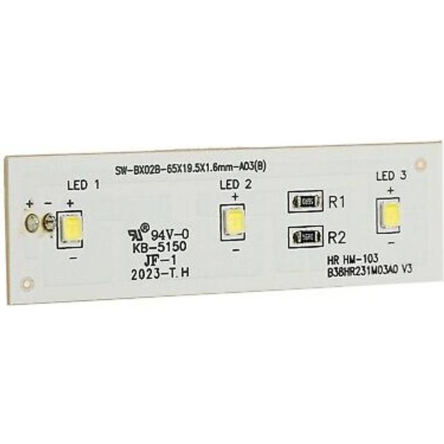Genuine candy fridge freezer led light circuit plate assembly ccb, ccp, ckb, ckc