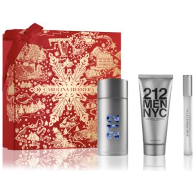 Carolina Herrera 212 Men NYC Set - 100ML Eau de toilette Perfume Set for men
