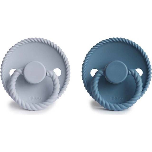 Frigg Rope Silicone Pacifier Pack 2