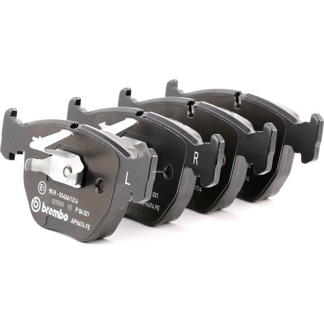 BREMBO Bromsbeläggsats P 06 021 förberett för slitvarningsvisning BMW: 5 Sedan, 7, X5