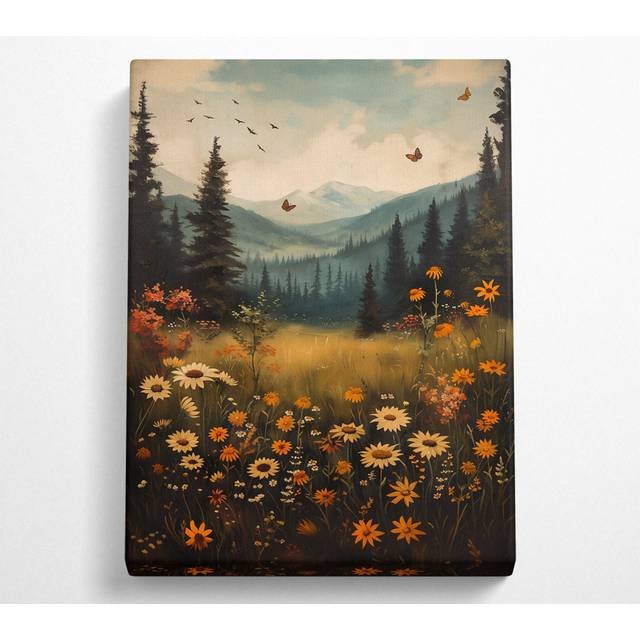 No Frame Print on Canvas - Multicolour (81cm H x 121.9cm W)