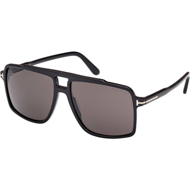 Tom Ford KEMP 01A Shiny Black