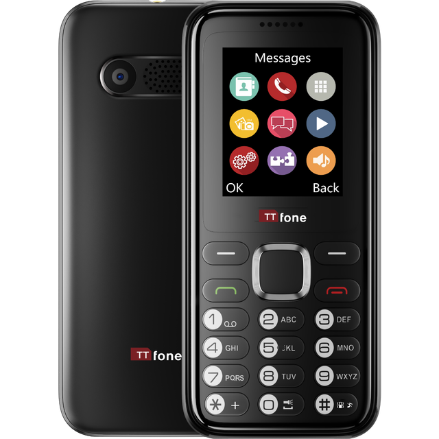 TTfone TT150 Blue Dual SIM Mobile with USB Cable, EE Pay As You Go