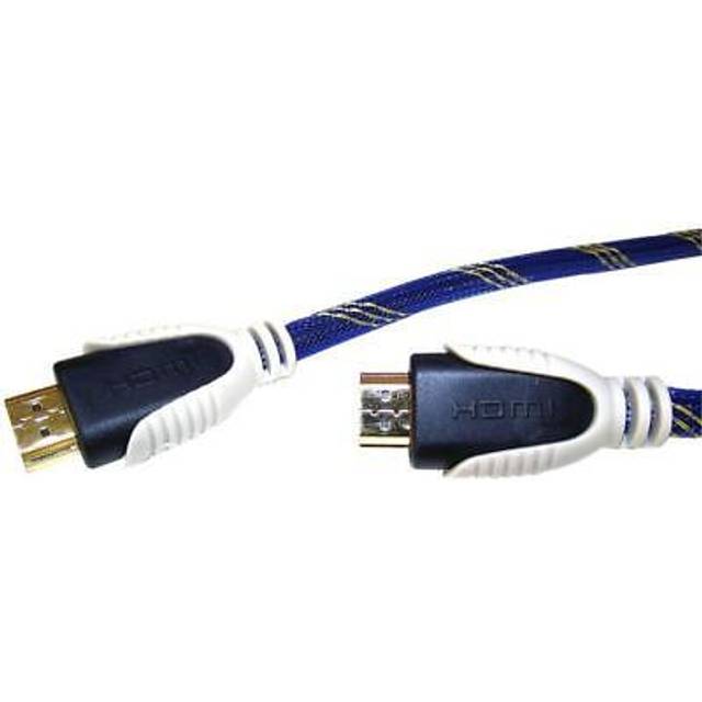 Dynamode High Speed Hdmi Lead Male To Male, Braided, Gold Plated Connectors, 5m