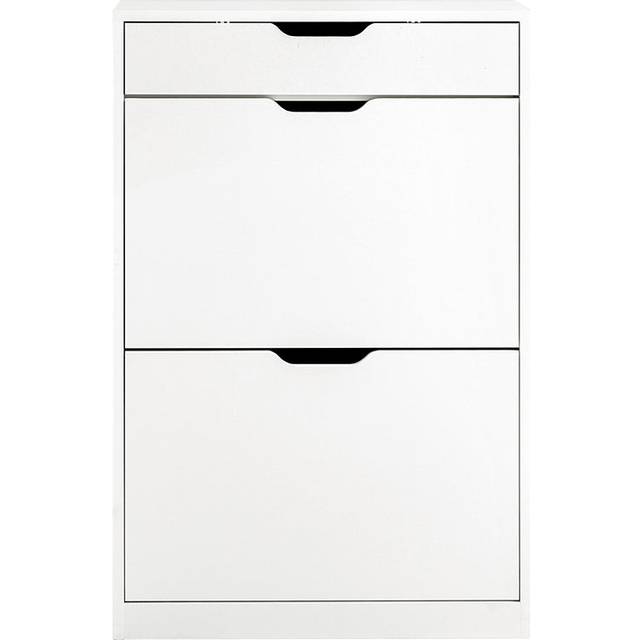 Shoe Cabinet Shoe Storage Cupboard Shoe Rack,FSR180-W - Sobuy